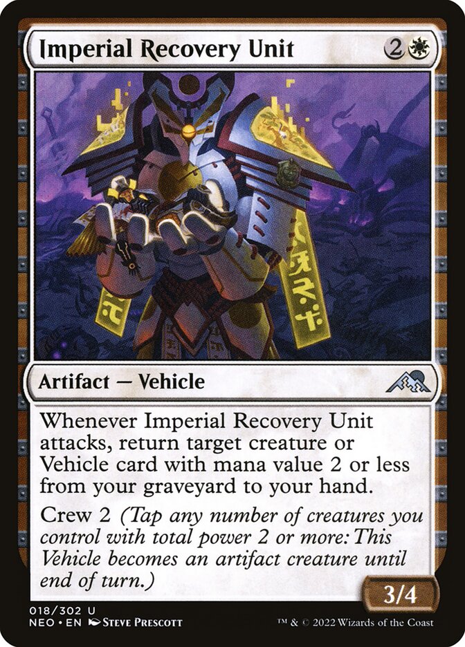 Imperial Recovery Unit card front