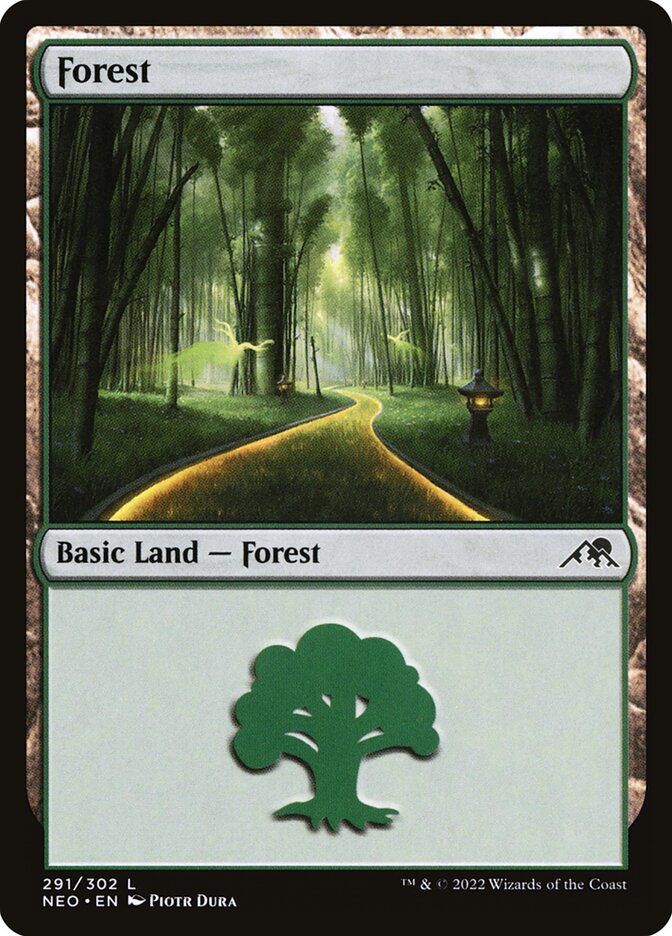 Forest card front