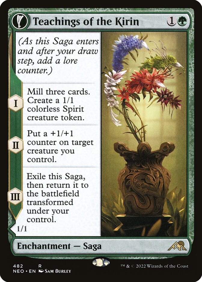 Teachings of the Kirin card front