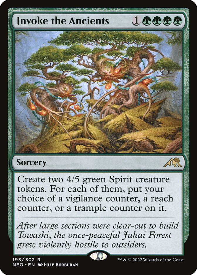 Invoke the Ancients card front