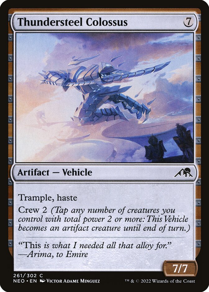 Thundersteel Colossus card front