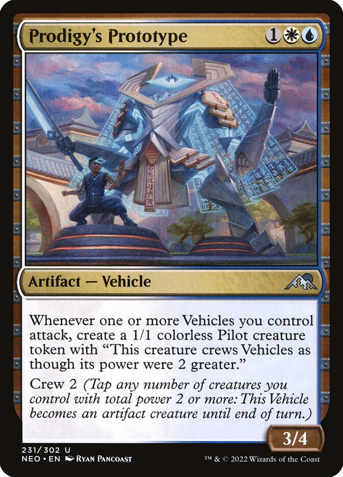 Prodigy's Prototype card front