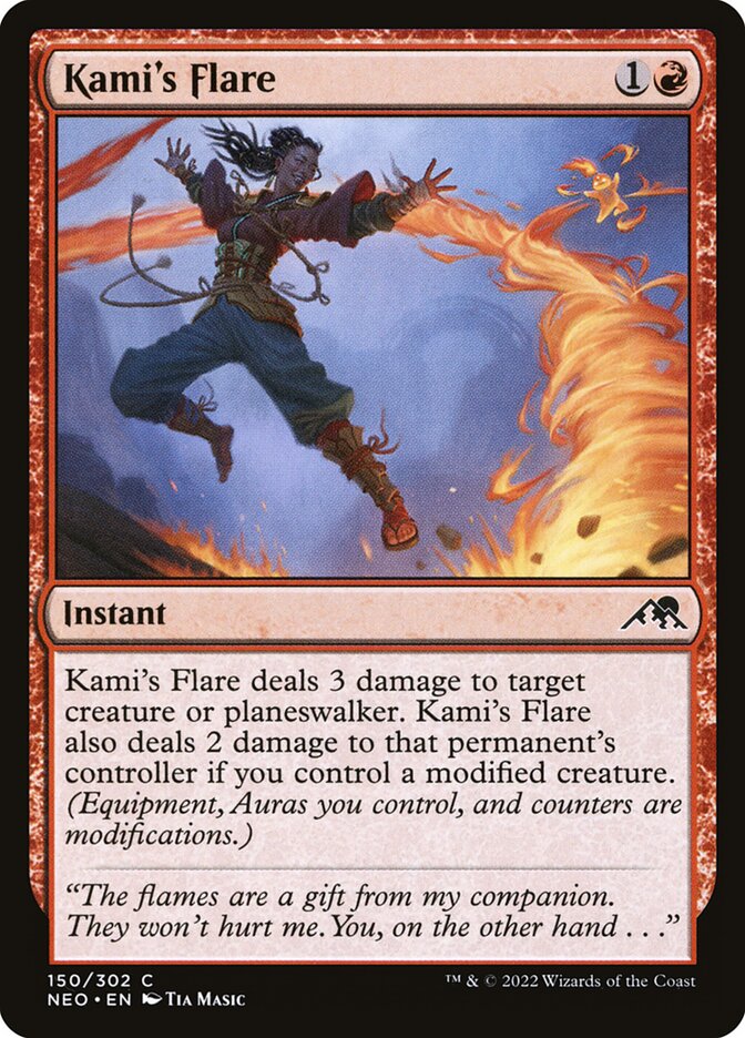 Kami's Flare card front