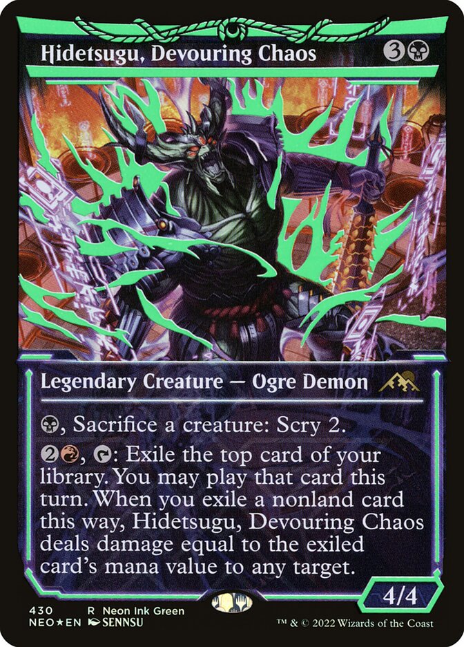 Hidetsugu, Devouring Chaos card front