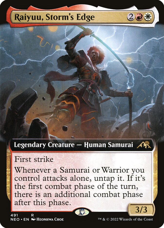 Raiyuu, Storm's Edge card front