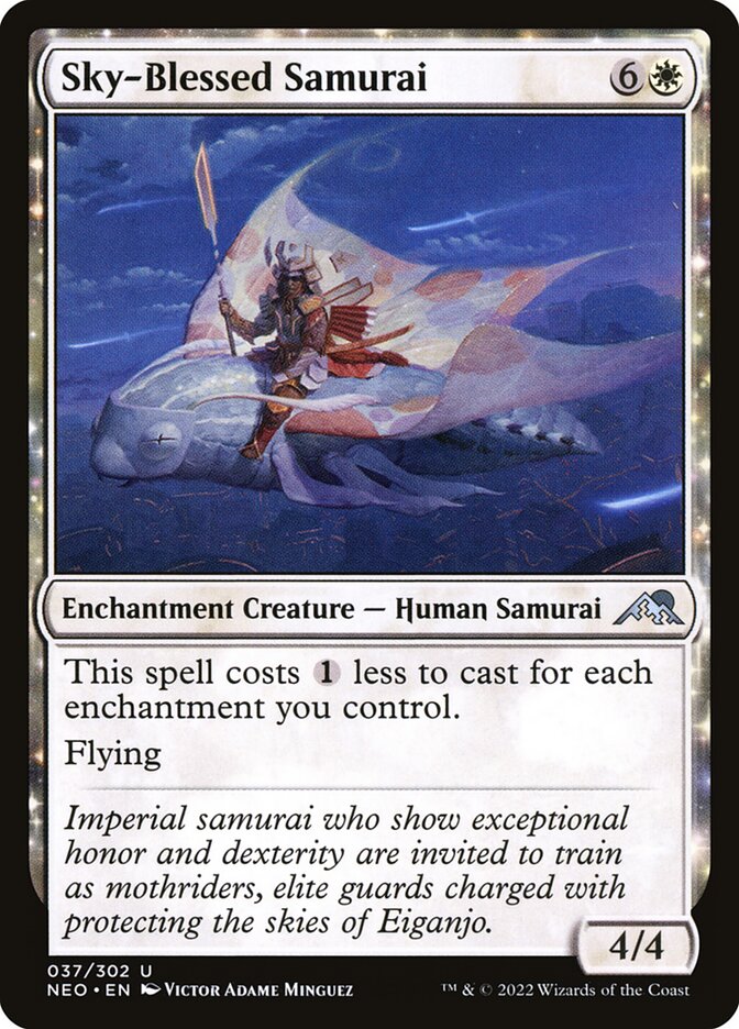 Sky-Blessed Samurai card front