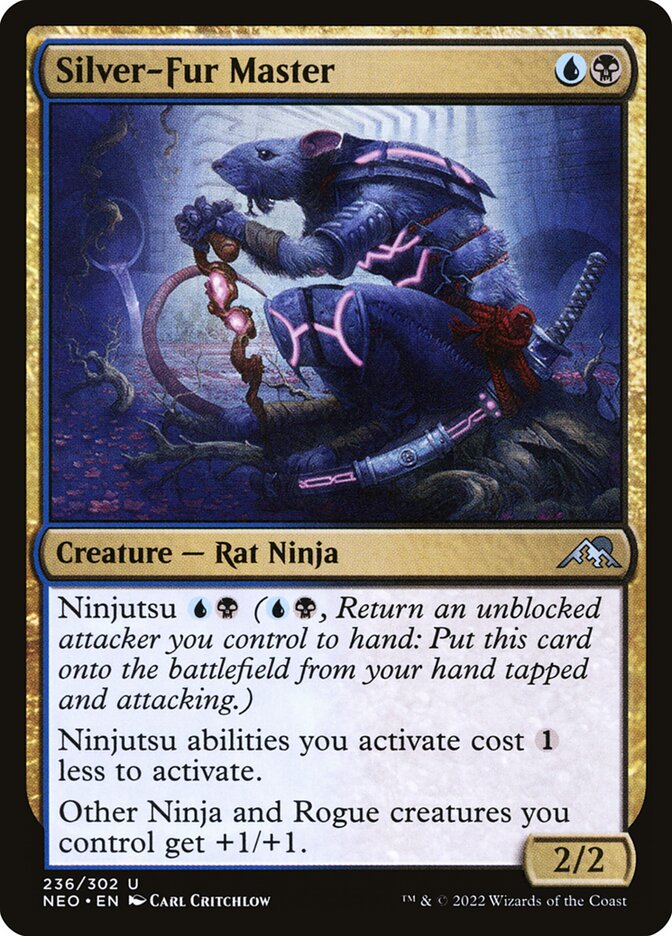 Silver-Fur Master card front