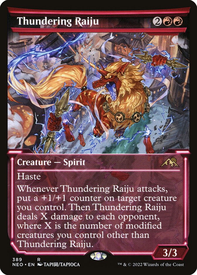 Thundering Raiju card front