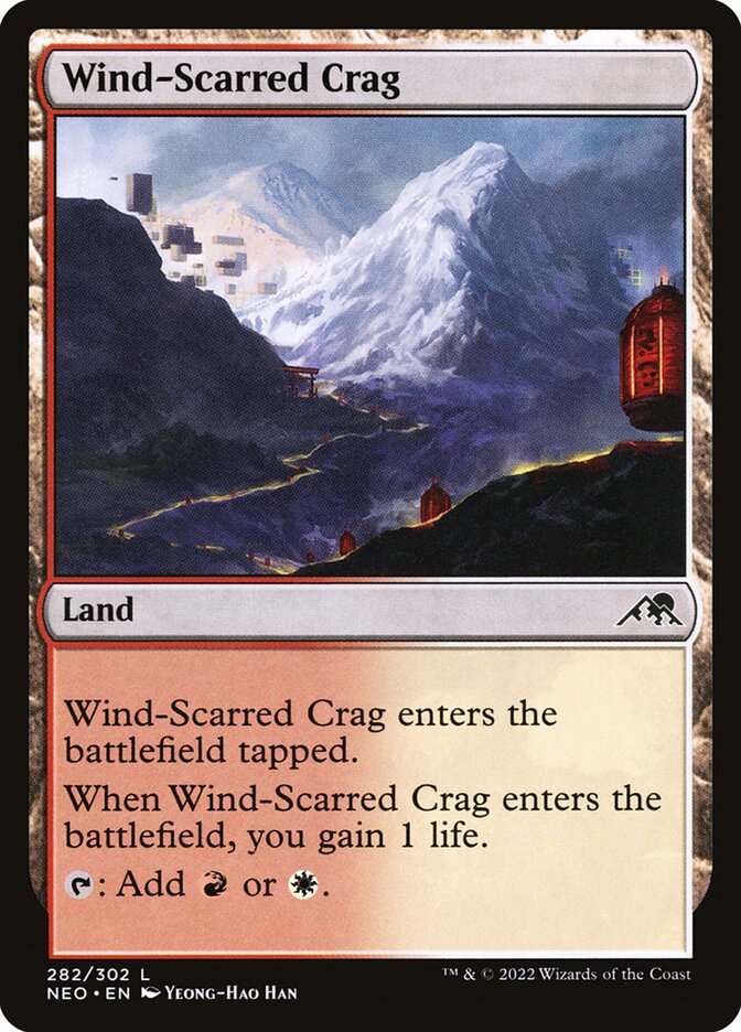 Wind-Scarred Crag card front