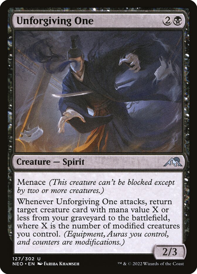 Unforgiving One card front