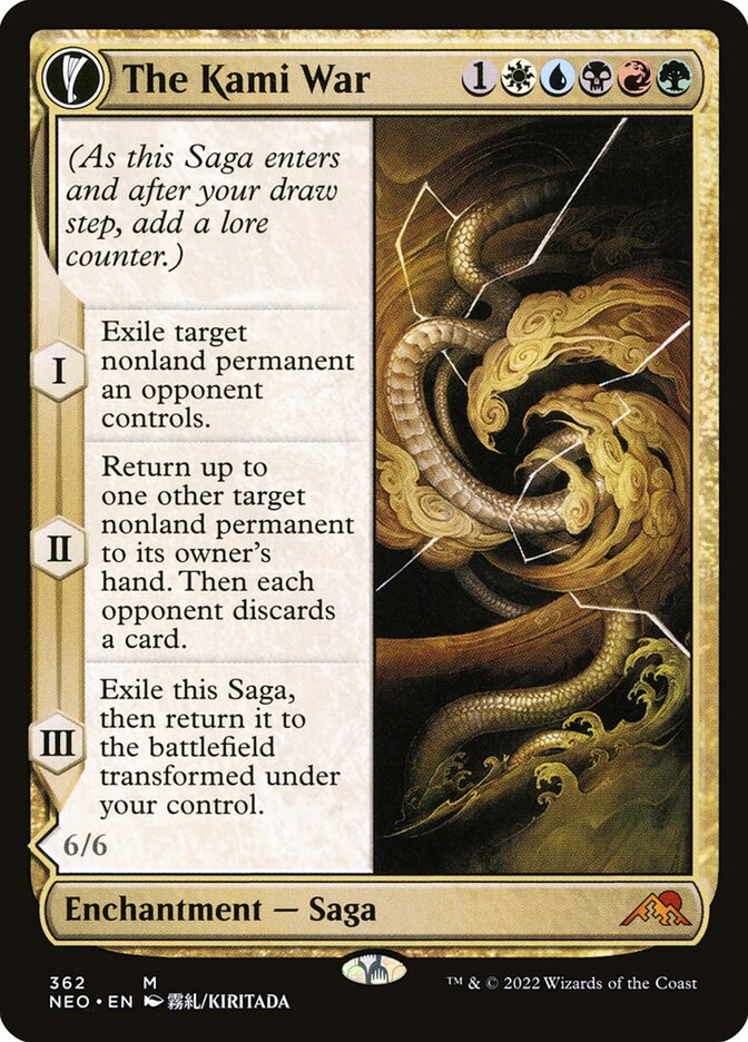 The Kami War card front