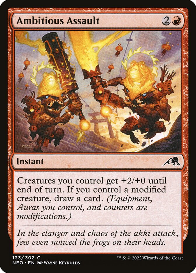 Ambitious Assault card front