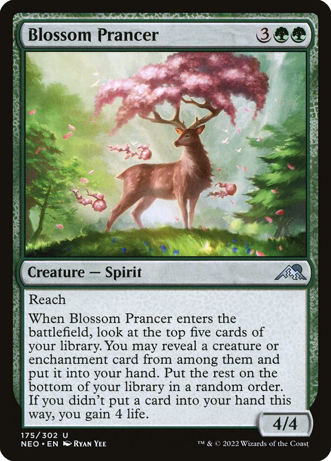 Blossom Prancer card front