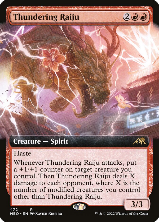 Thundering Raiju card front