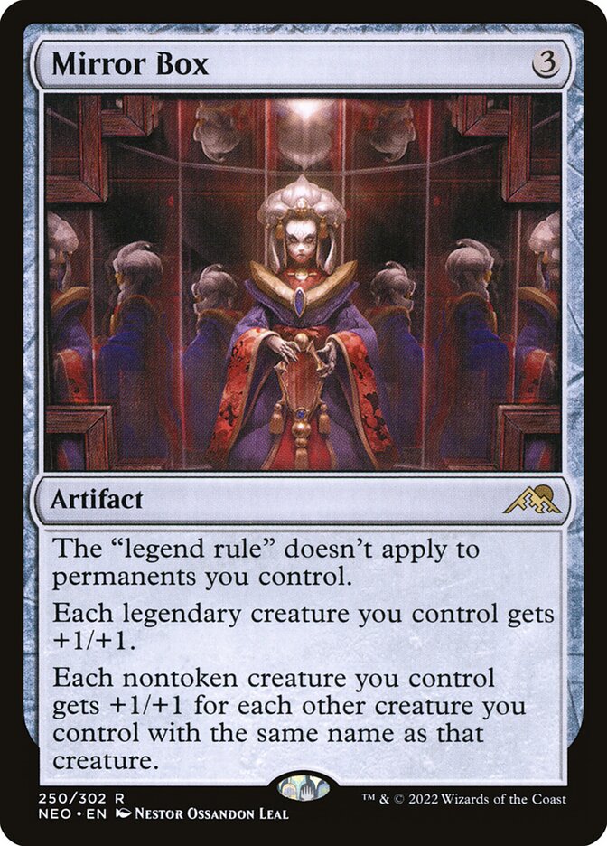 Mirror Box card front