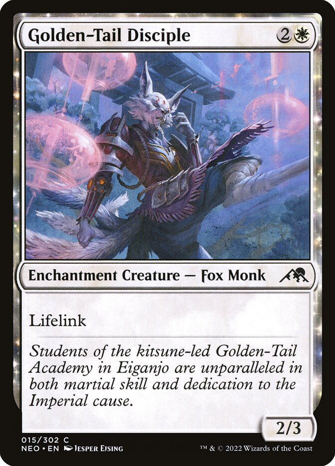 Golden-Tail Disciple card front