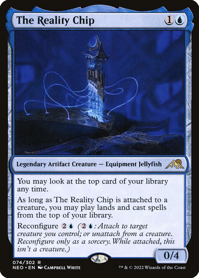 The Reality Chip card front