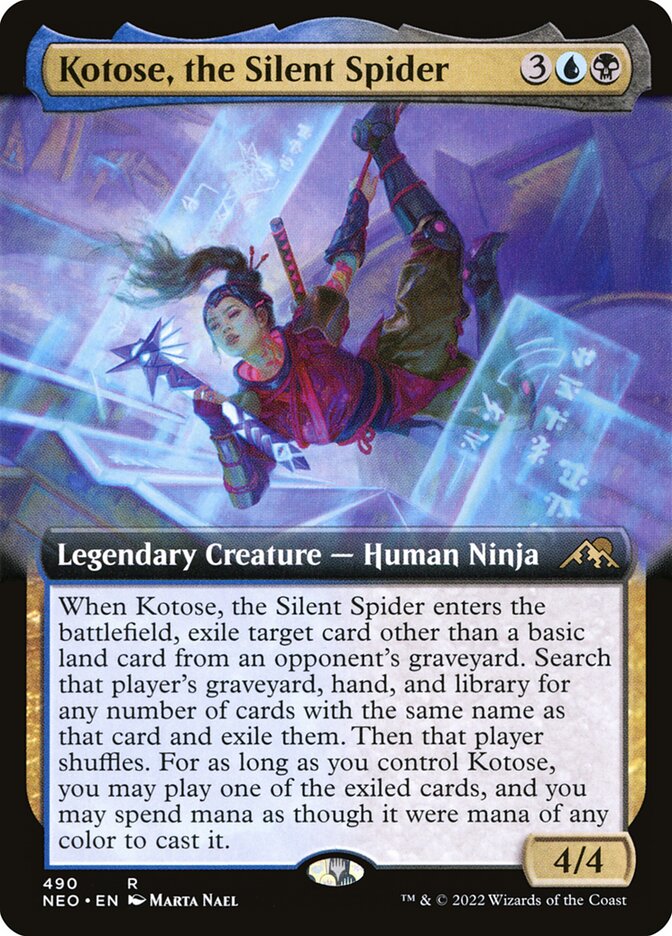 Kotose, the Silent Spider card front