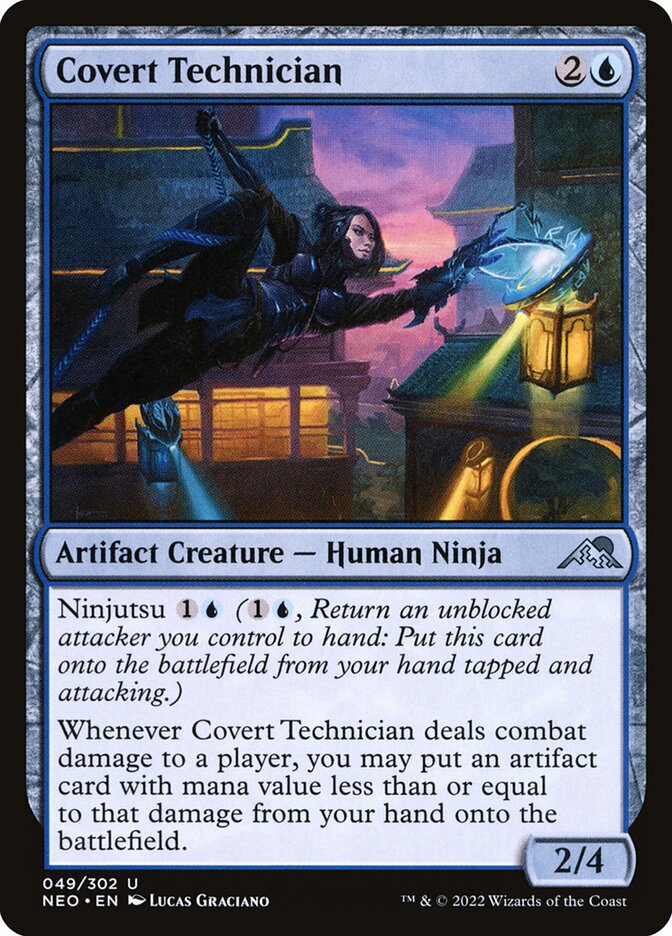 Covert Technician card front
