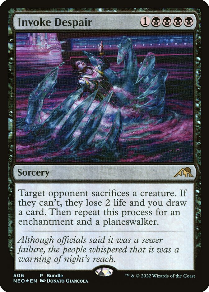 Invoke Despair card front