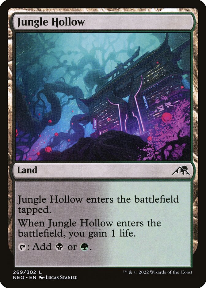 Jungle Hollow card front