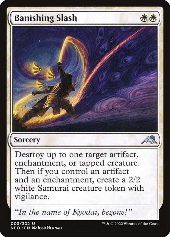 Banishing Slash card front