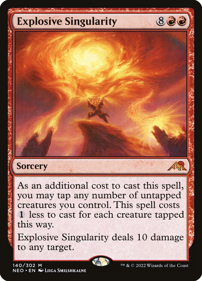 Explosive Singularity card front