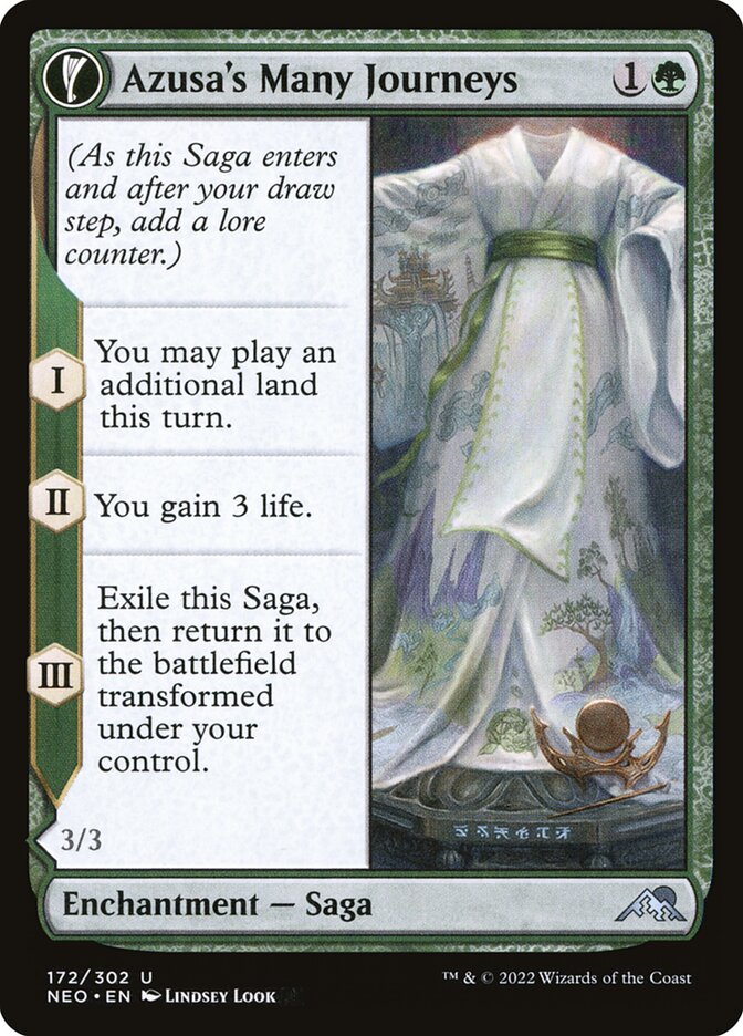 Azusa's Many Journeys card front