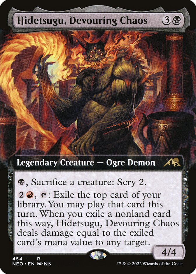 Hidetsugu, Devouring Chaos card front