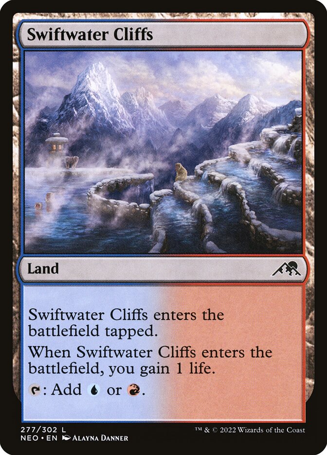 Swiftwater Cliffs card front