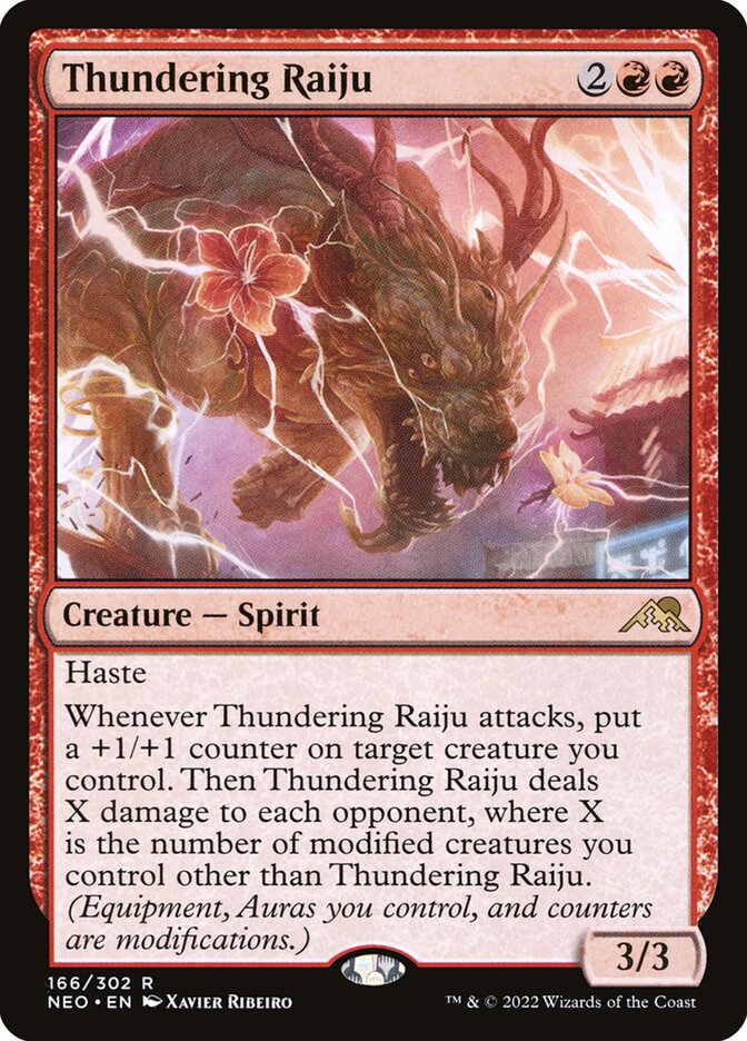 Thundering Raiju card front
