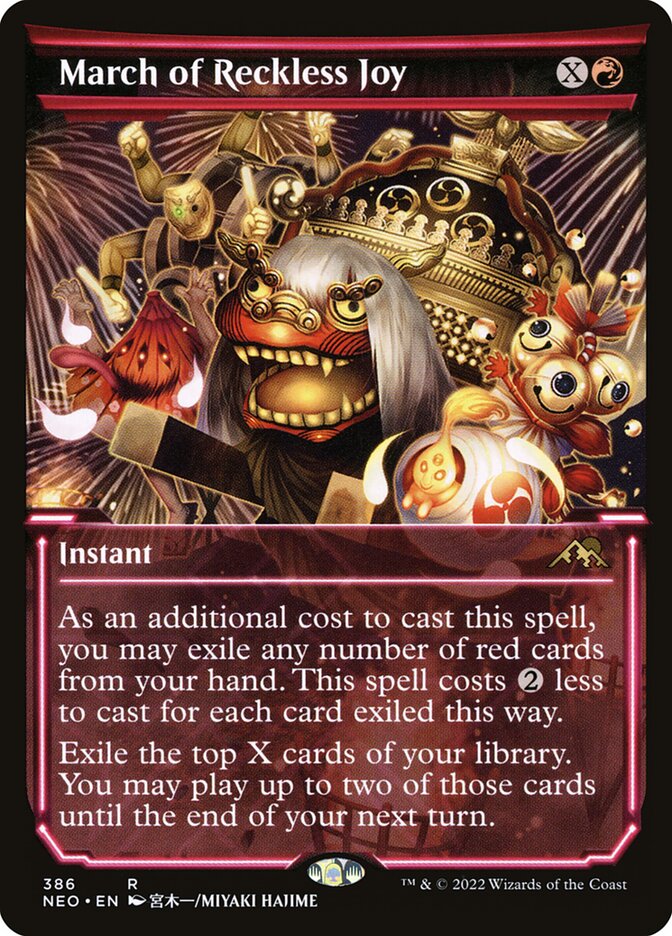 March of Reckless Joy card front