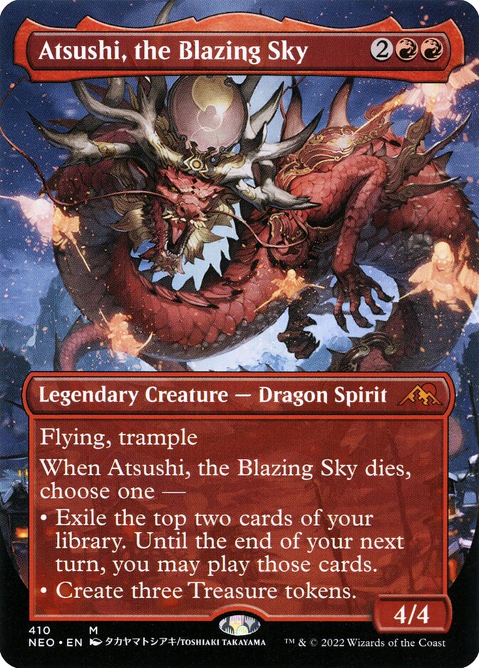 Atsushi, the Blazing Sky card front