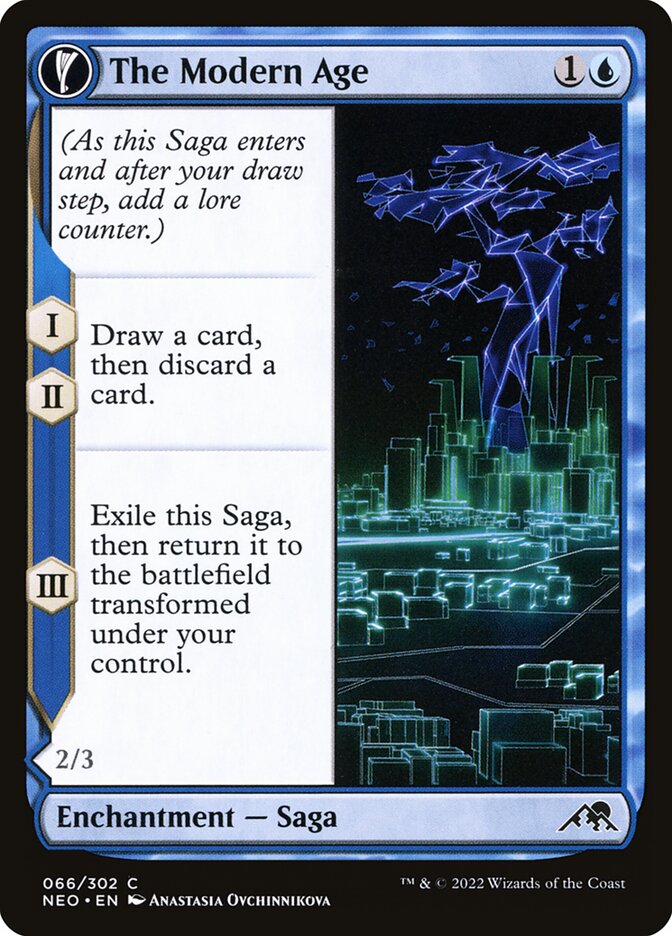 The Modern Age card front