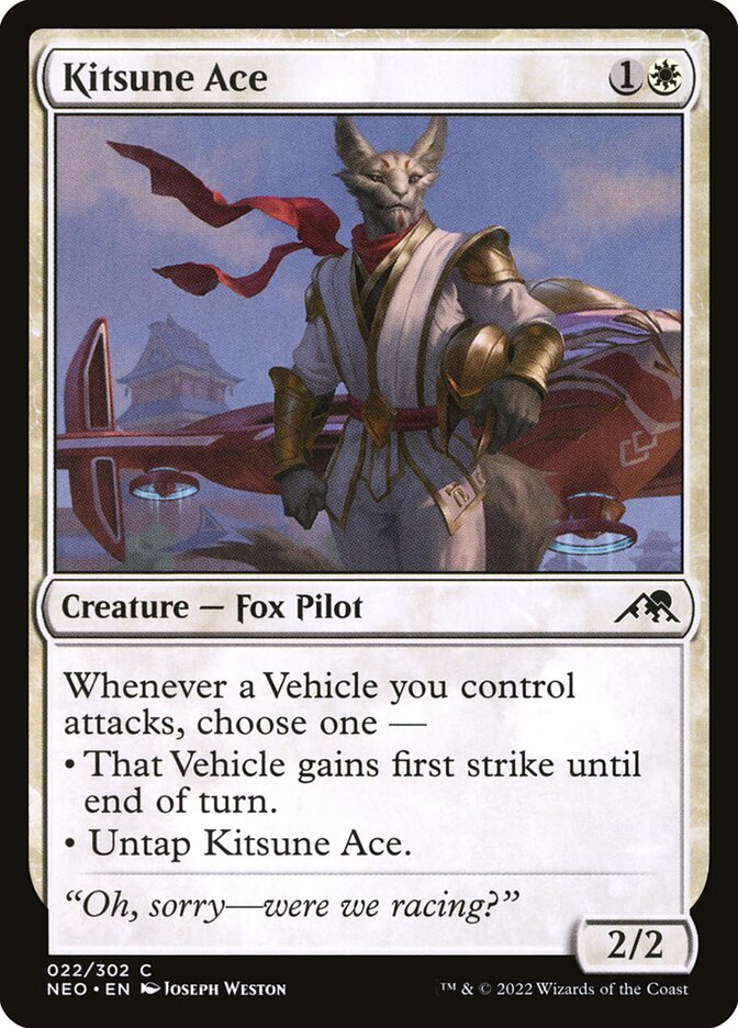 Kitsune Ace card front