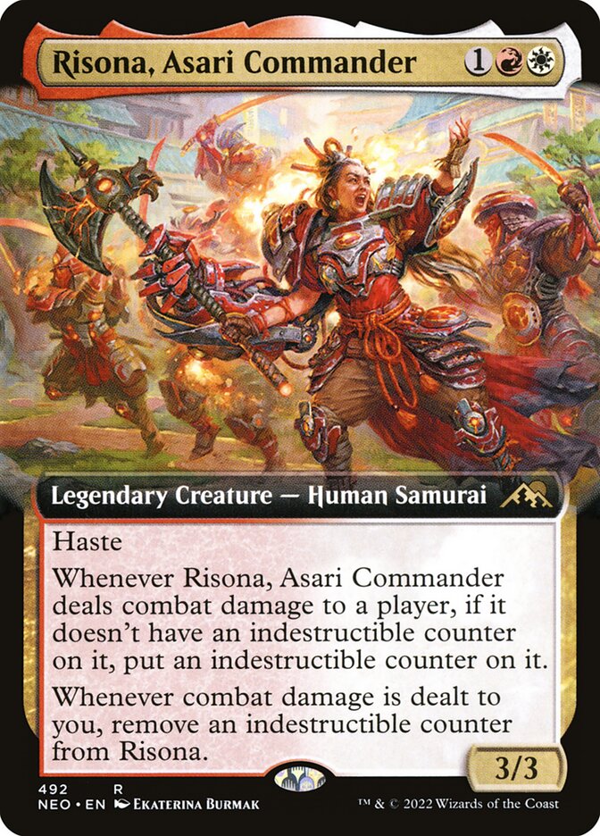 Risona, Asari Commander card front