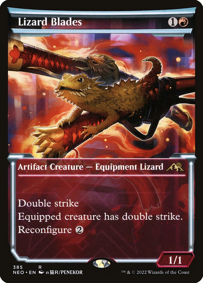 Lizard Blades card front