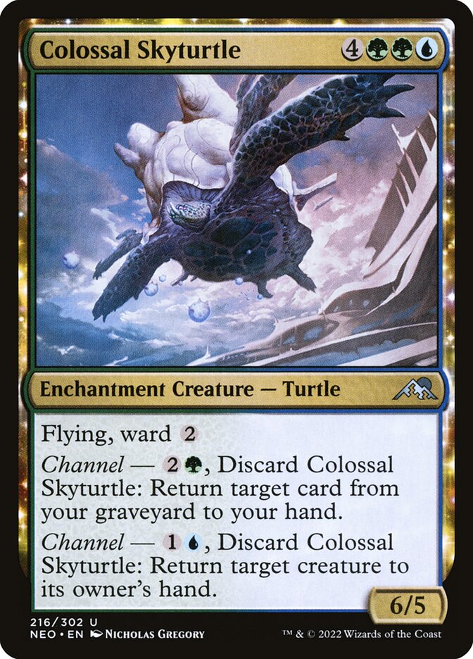Colossal Skyturtle card front