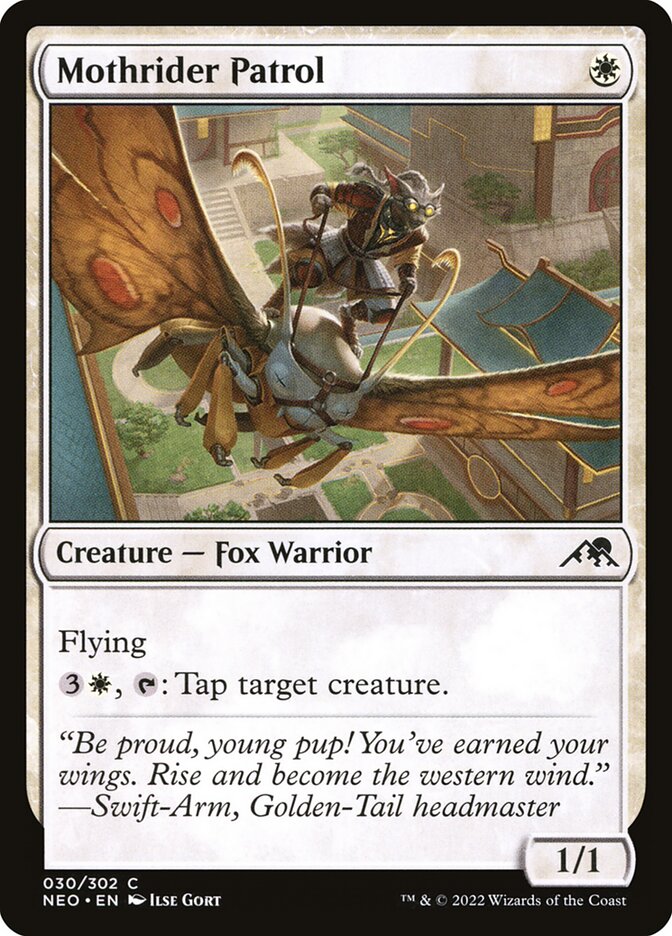 Mothrider Patrol card front