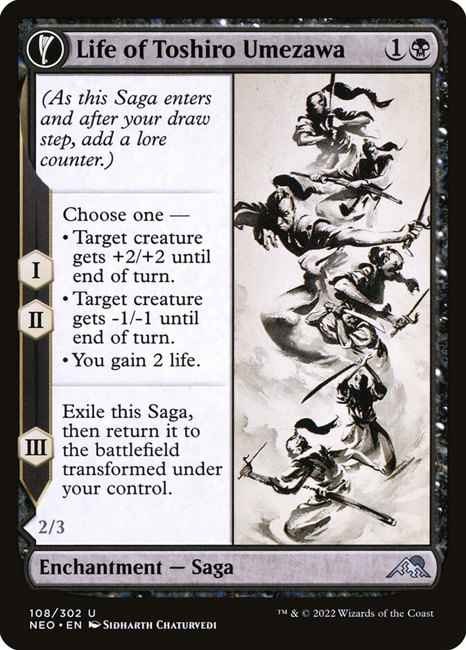 Life of Toshiro Umezawa card front
