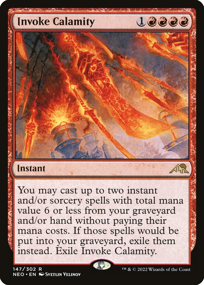 Invoke Calamity card front