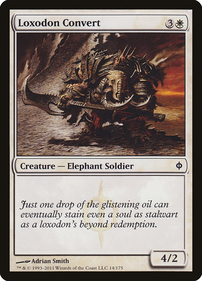 Loxodon Convert card front