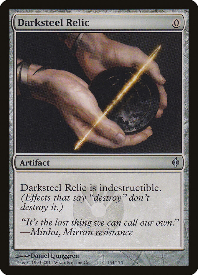 Darksteel Relic card front