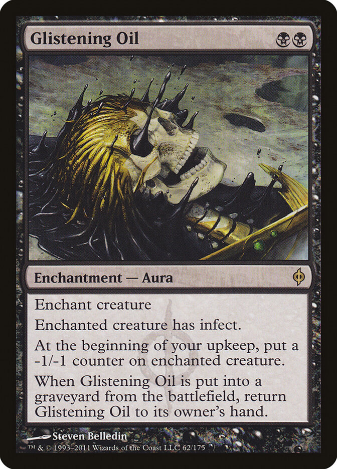 Glistening Oil card front