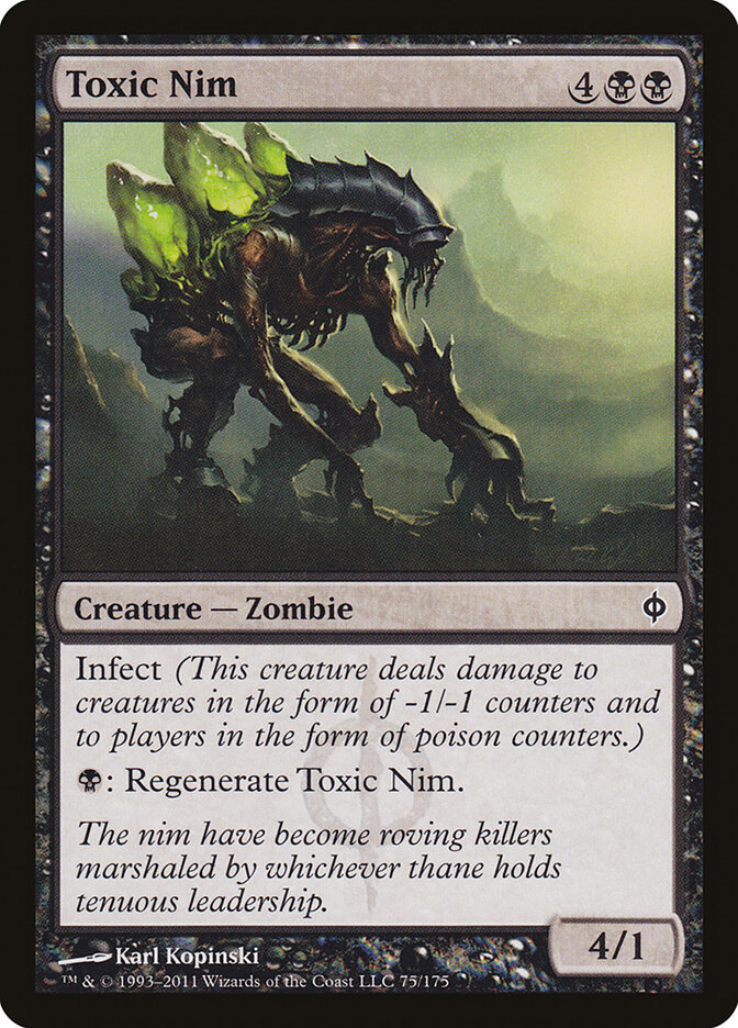 Toxic Nim card front