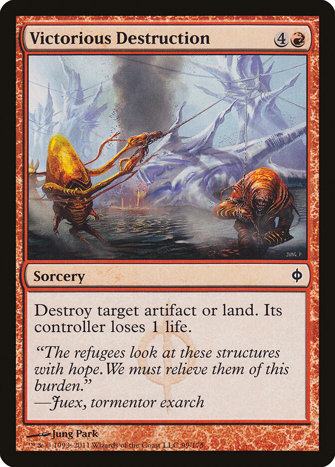 Victorious Destruction card front