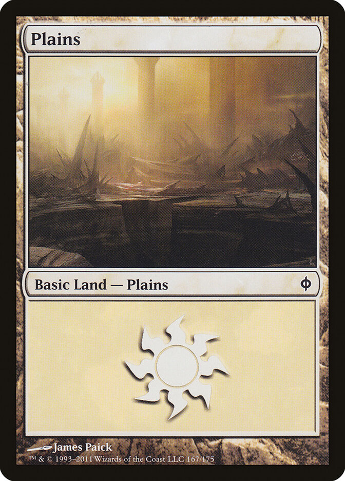 Plains card front