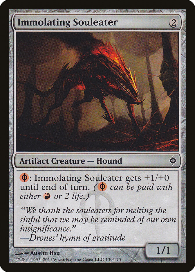 Immolating Souleater card front