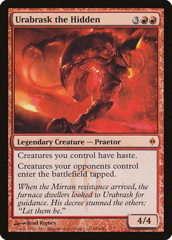 Urabrask the Hidden card front