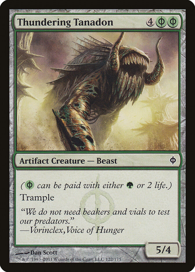Thundering Tanadon card front